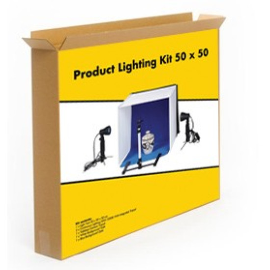 ΚΟΥΤΙ ΦΩΤΟΓΡΑΦΙΣΗΣ  Linkstar Photo Box Kit PBK-50 50x50 cm Foldable + 2x50W lamps