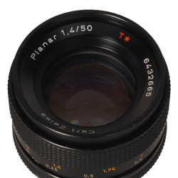 CONTAX 50mm PLANAR  F1.4 CARL ZEISS USED 