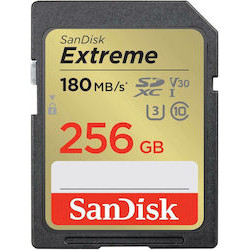 Sandisk Extreme SDXC 256GB Class 10 U3 V30 UHS-I 180MB/s