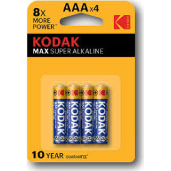 ΜΠΑΤΑΡΙΑ AAA KODAK 1,5V SET 4 ALKALINE E-92