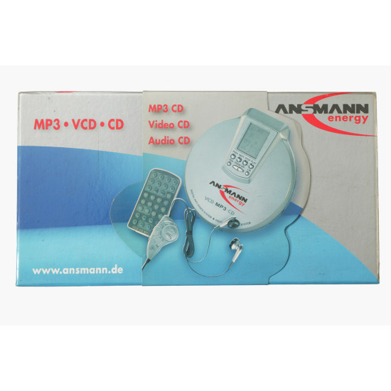 ANSMANN CD PLAYER / MP3 CD /VIDEO CD / AUDIO CD 