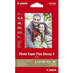 CANON PAPER PP-201  265gr GLOSSY II 100ΦΥΛΛΩΝ 10Χ15cm 2311B072