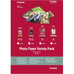 CANON VP-101 PEPER  PACK 20 ΦΥΛΛΩΝ ( 10 ΦΥΛΛΑ 10Χ15 + 10 ΦΥΛΛΑ Α4 ) 
