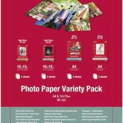 CANON VP-101 PEPER  PACK 20 ΦΥΛΛΩΝ ( 10 ΦΥΛΛΑ 10Χ15 + 10 ΦΥΛΛΑ Α4 ) 