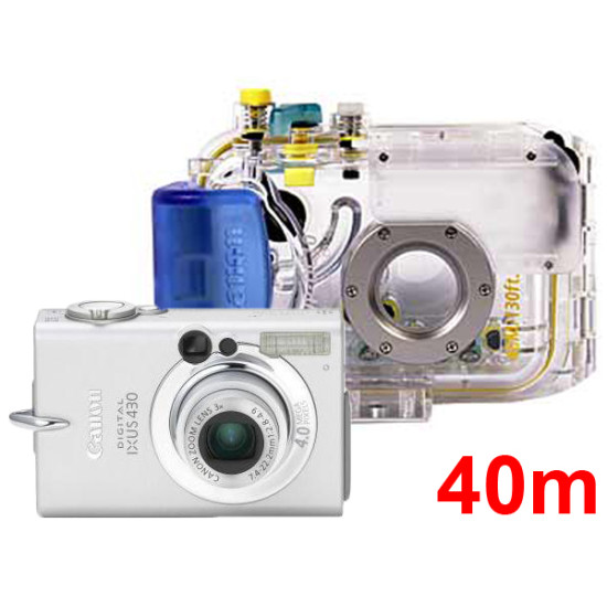 Canon Ixus 430 Kit με υποβρύχια θήκη Canon WP-DC800
