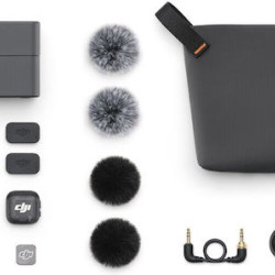 DJI MIC 3  (2 TX + 1 RX + Charging Case) Σετ Ασύρματο Δυναμικό Μικρόφωνο Πέτου, Ζώνης Δημοσιογραφικό