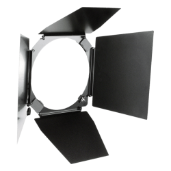 Hensel 4-wing barn door with filter holder for 12″ reflectors