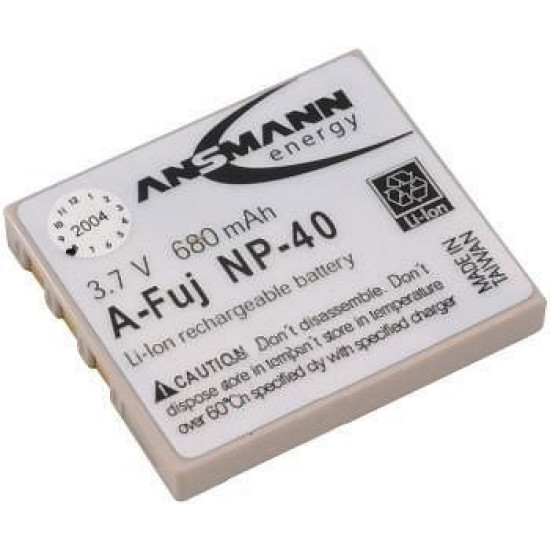 ANSMANN A-Fuj NP-40 Μπαταρία για Finepix F 610 / F 650 / F 700 / F 710 / F 810 / F 811 Finepix  F 402 / F 455 / 460 / 470 Finepix V 10 / V 20 Finepix Z1 / Z2 / Z5