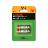 ΜΠΑΤΑΡΙΑ  AA 1,2V-2600mah  NI-MH KODAK επαναφωρτιζομενες  SET 2 TΕΜΑΧΙΩΝ Ε-91