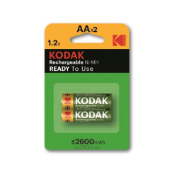 ΜΠΑΤΑΡΙΑ  AA 1,2V-2600mah  NI-MH KODAK επαναφωρτιζομενες  SET 2 TΕΜΑΧΙΩΝ Ε-91