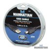 ΚΑΛΩΔΙΟ  MANHATTAN USB 2.0 Cable USB-A male - mini USB-A male Μαύρο 1.8m (390361)