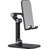  Universal Stand Holder Βάση Γραφείου για Κινητό σε ΜΑΥΡΟ ΧΡΑΜΑ 