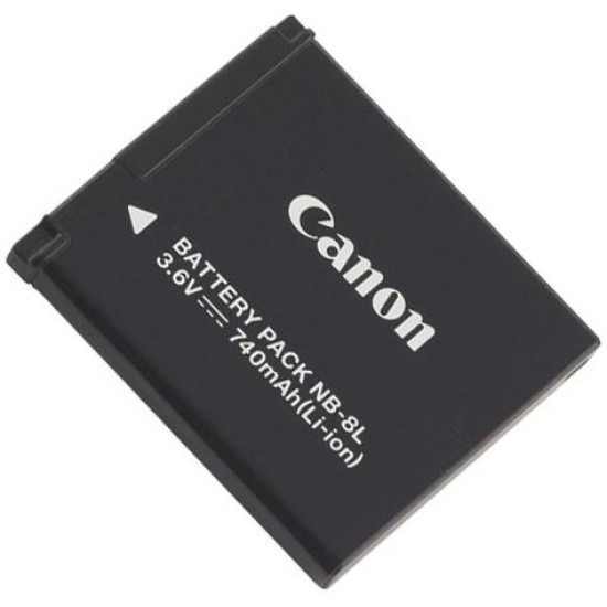 Batteria ANSMANN Li-Ion 750mAh Per Canon NB-8L - Sostitutiva Per PowerShot A2200, A3100