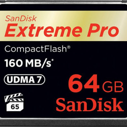 SANDISK 64GB COMPACTFLASH EXTREME PRO 160MB C.FAST