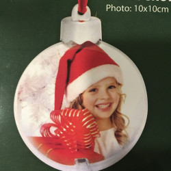 Χριστουγεννιάτικο Στολίδι Photo 7,5x7,5cm