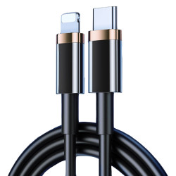  USAMS καλώδιο USB Type-C σε Lightning U63, 20W, 2m, μαύρο