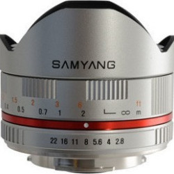 Samyang 8mm f/2.8 Fisheye II Lens for Samsung NX Mount SILVER
