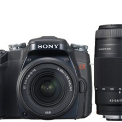 Sony Alpha A100 Kit 2 φακών (DT 18-70 & DT 75-300)