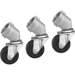 Hensel Casters, Set of 3, without Brake for Alu Stand VI/Steel Stand